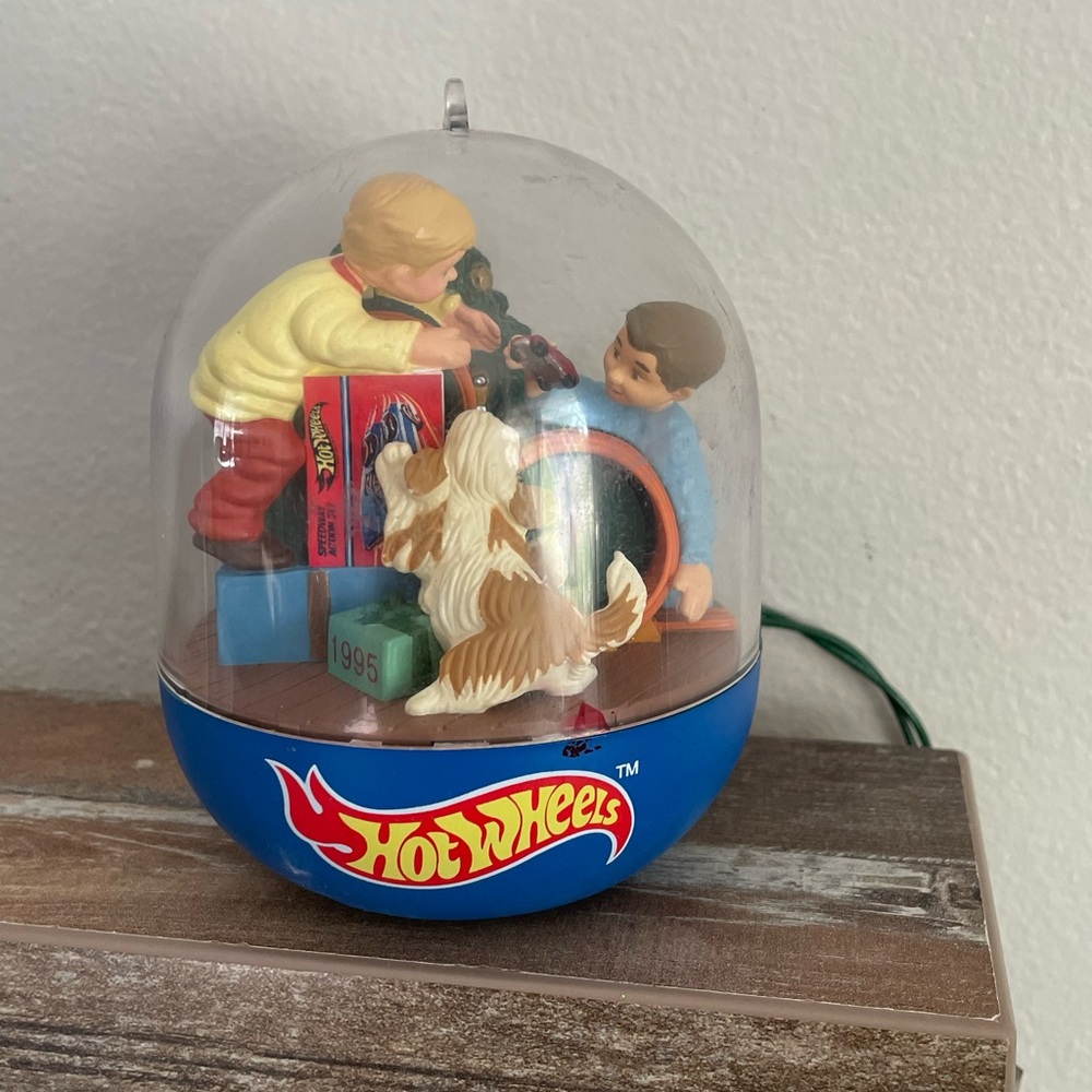 Vintage Hallmark Keepsake "My First Hot Wheels" Magic ornament  1995